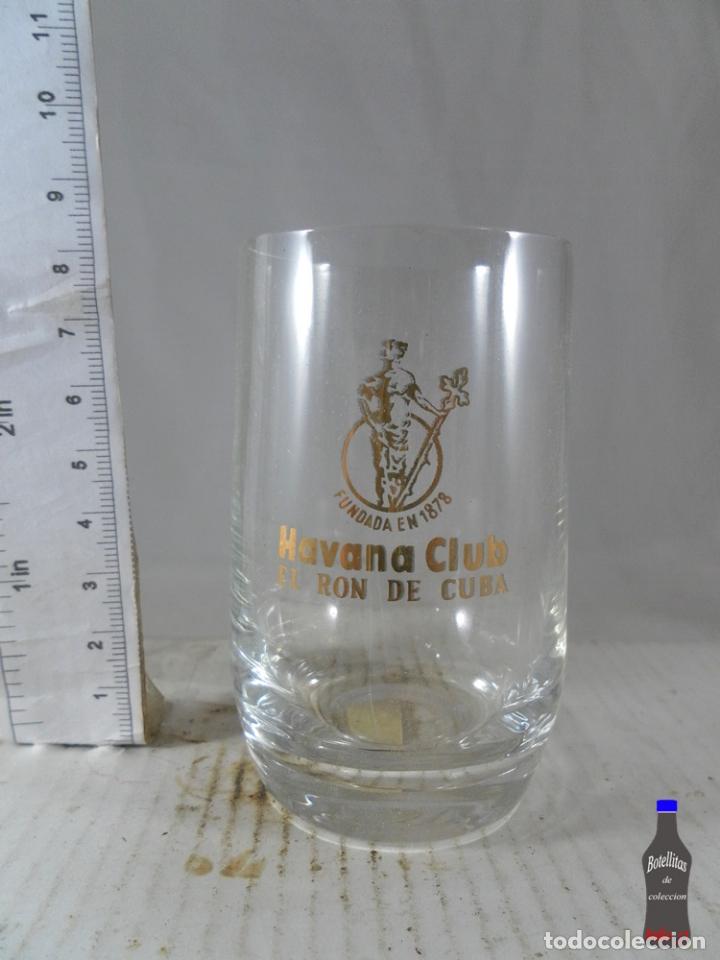 Sammlung von Weinen und Lik&ouml;ren: VASO HAVANA CLUB EL RON DE CUBA BOHEMIA CHECOSLOVAQUIA DIFICILISIMO