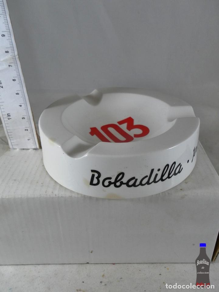 Coleccionismo de vinos y licores: CENICERO 103 BOBADILLA BRANDY PORZELANIT
