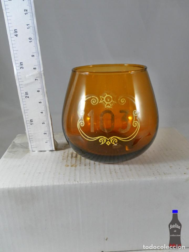 Coleccionismo de vinos y licores: COPITA CRISTAL MARRON BRANDY 103