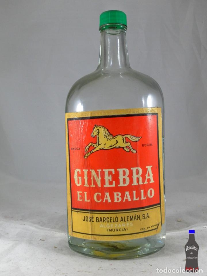 Coleccionismo de vinos y licores: BOTELLA GIN THE HORSE DESTILERIAS JOSE BARCELO ALEMAN ALGEZARES