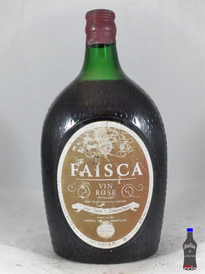 Collection of wines and liquors: BOTELLA FAISCA VIN ROSE JOSE MARIA FONSECA SETUBAL PORTUGAL