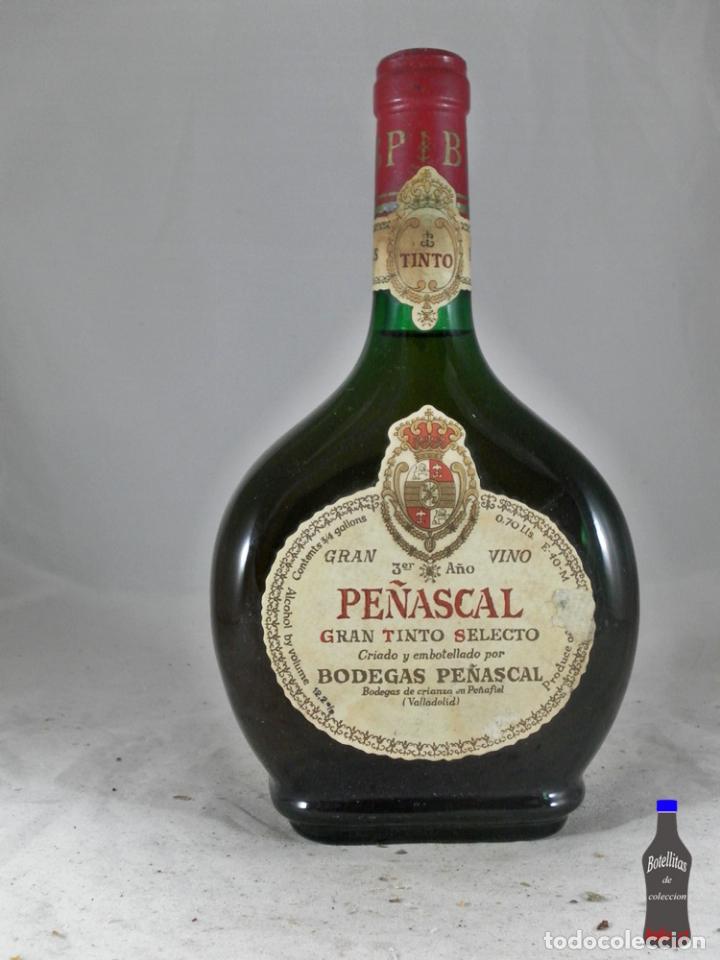 Collection of wines and liquors: BOTELLA PE&Ntilde;ASCAL VINO TINTO VALLADOLID