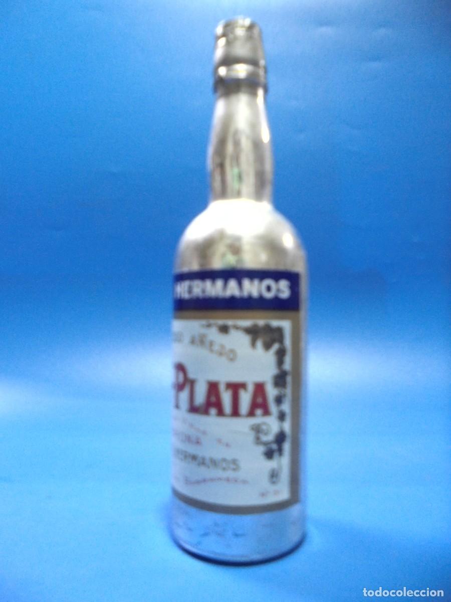 Collectionnisme de vins et liqueurs: BOTELLIN DE VINO GENEROSO A&Ntilde;EJO PICO-PLATA. FLORIDO HERMANOS. CHIPIONA. VER FOTOS.