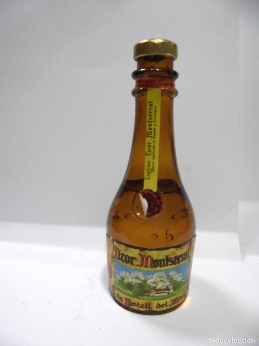 Coleccionismo de vinos y licores: BOTELLIN DE LICOR MONTSERRAT. CASTELL DEL MAS. CERRADA. VER FOTOS.