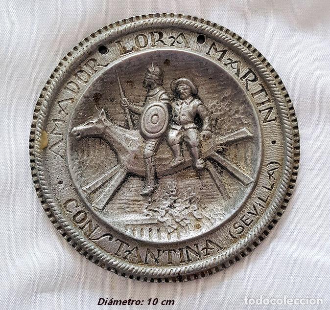 Coleccionismo de vinos y licores: CENICERO ANTIGUO QUIJOTE ANIS LORA MARTIN CONSTANTINA SEVILLA