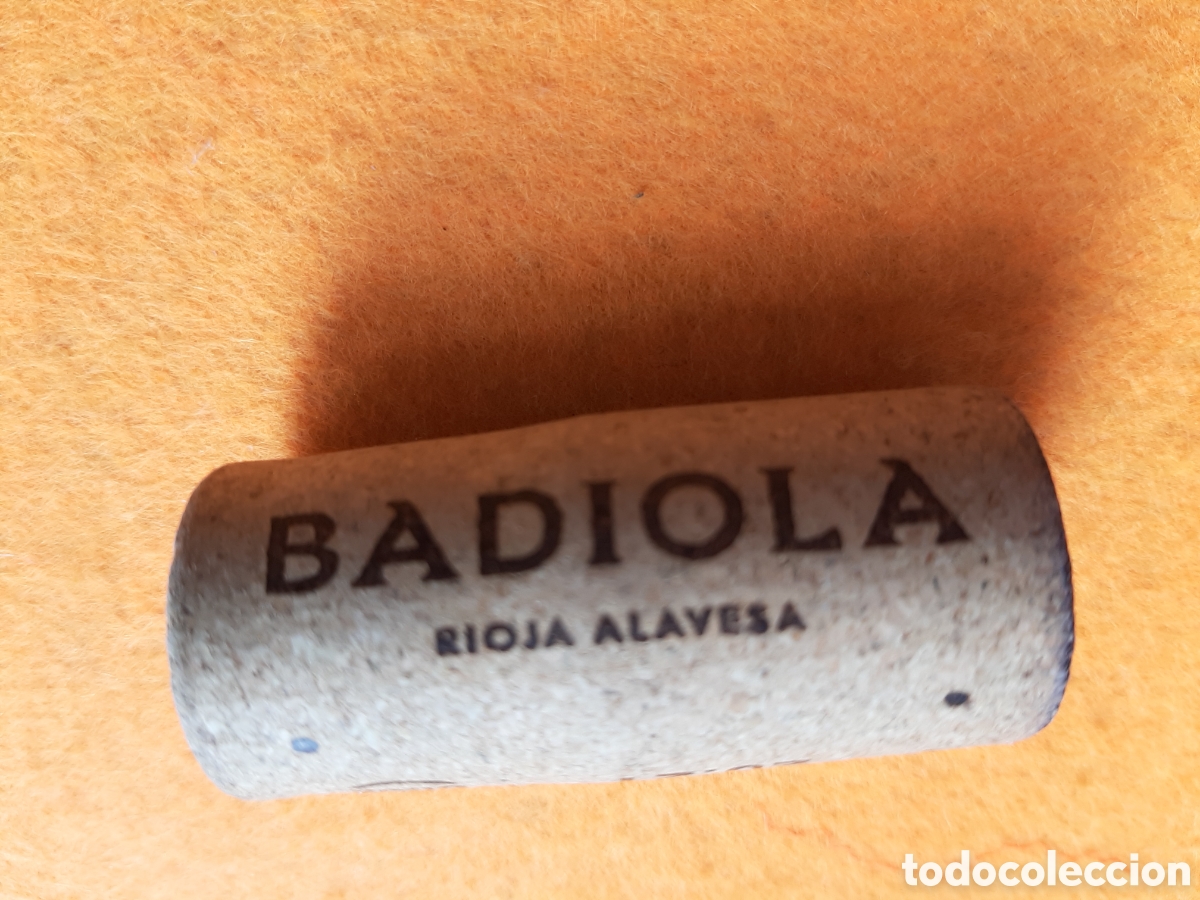 Coleccionismo de vinos y licores: TAPON CORCHO - VINO BADIOLA - RIOJA ALAVESA - BILLABUENA