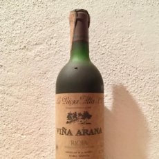 Coleccionismo de vinos y licores: BOTELLA DE VINO / WINE BOTTLE VIÑA ARANA RESERVA 1981