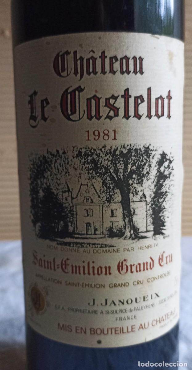 Coleccionismo de vinos y licores: Ch&acirc;teau Le Castelot 1981 - Foto 2