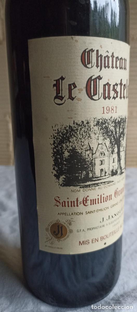 Coleccionismo de vinos y licores: Ch&acirc;teau Le Castelot 1981 - Foto 3