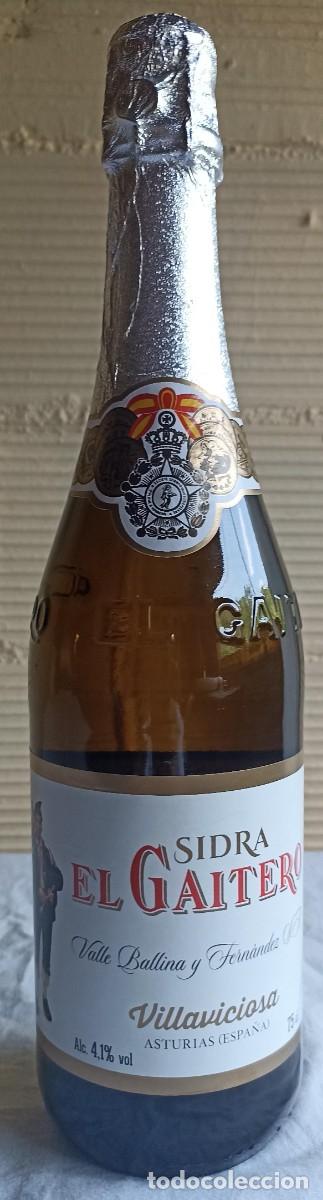 Coleccionismo de vinos y licores: Sidra El Gaitero - Foto 2