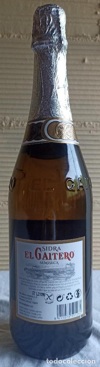 Coleccionismo de vinos y licores: Sidra El Gaitero - Foto 6