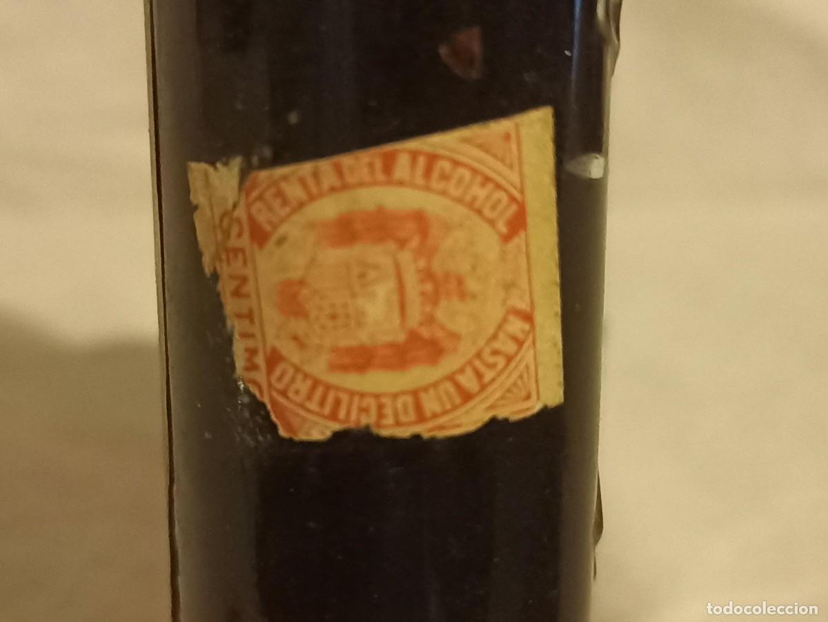 Coleccionismo de vinos y licores: Brandy Secular, botell&iacute;n, petaca - Foto 4