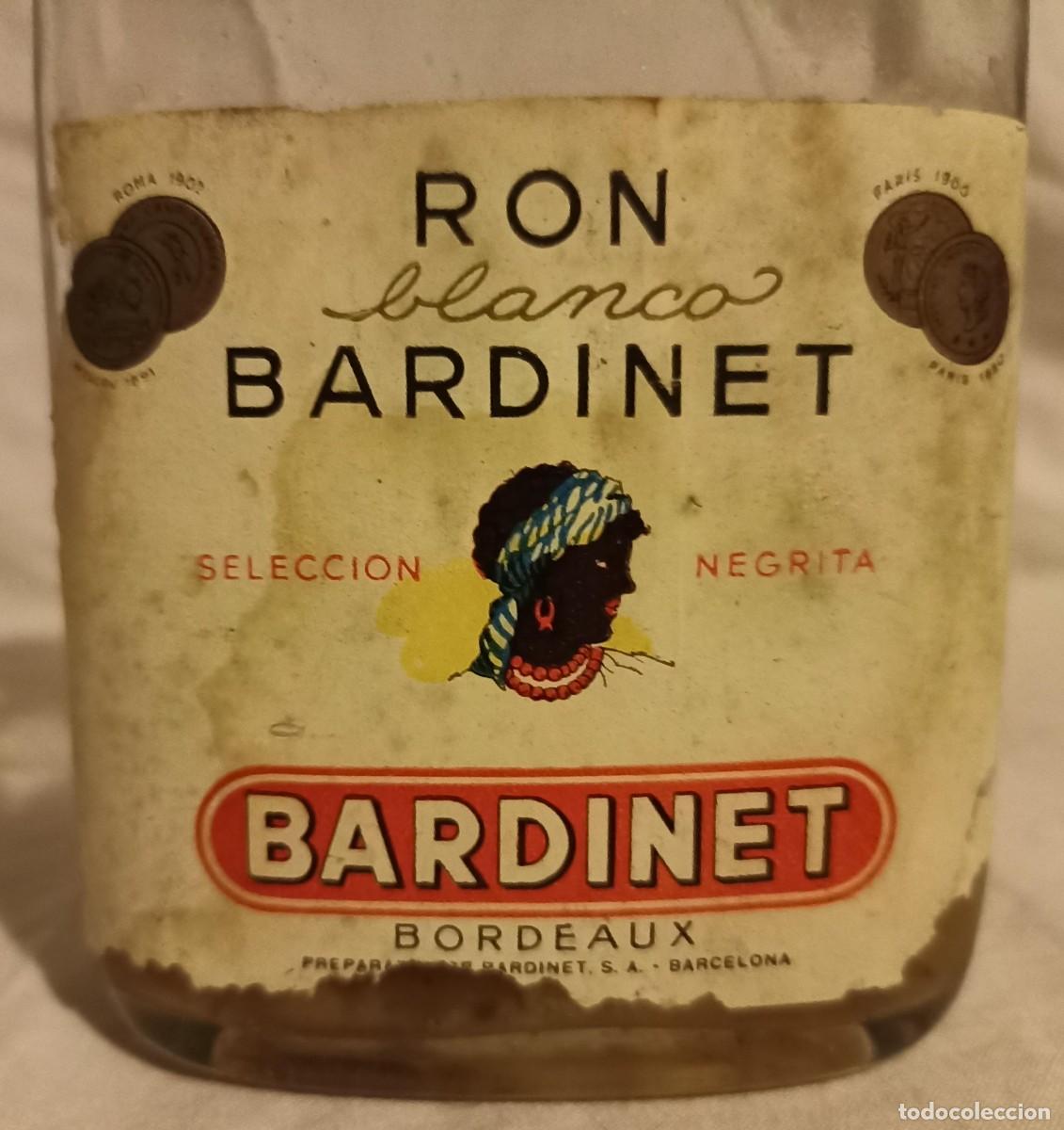 Coleccionismo de vinos y licores: Ron blanco Bardinet - Foto 2