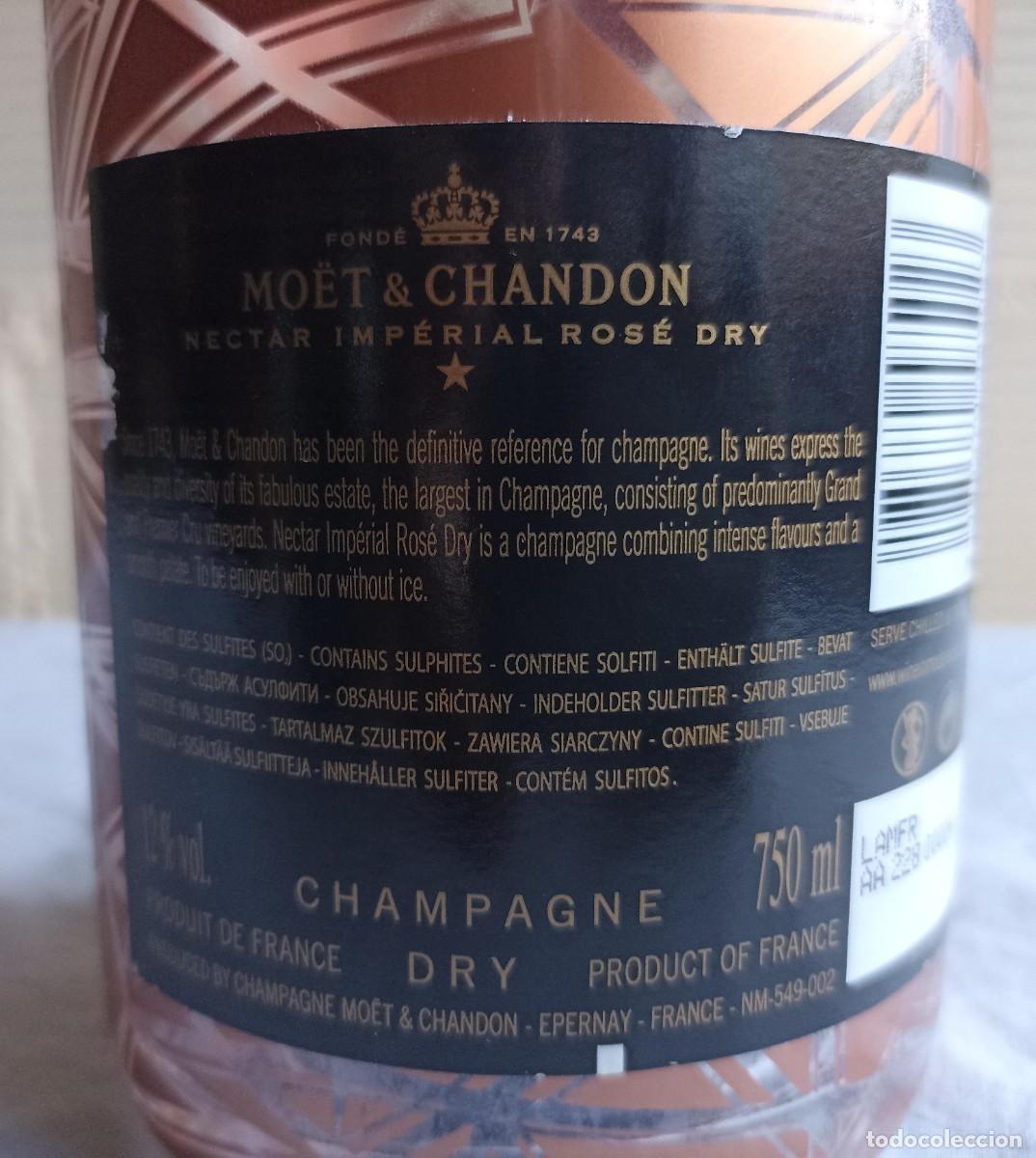 Coleccionismo de vinos y licores: Champagne Mo&euml;t & Chandon NIR Ros&eacute; - Foto 6