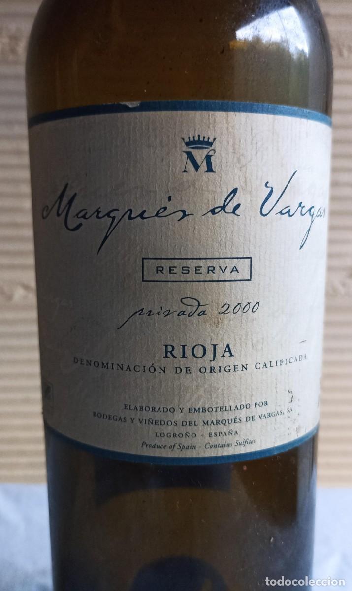 Coleccionismo de vinos y licores: Marqu&eacute;s de Vargas 2000 - Foto 2