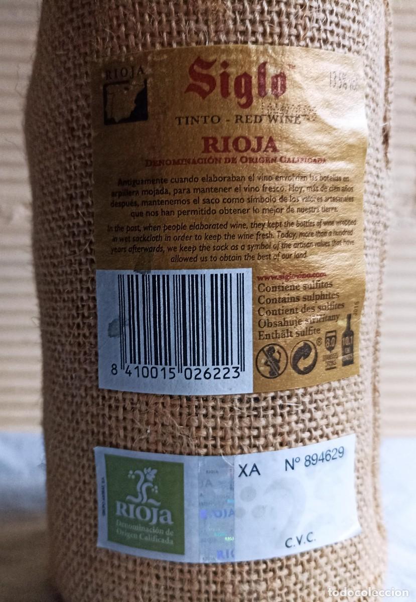 Coleccionismo de vinos y licores: Botella Siglo - Foto 4