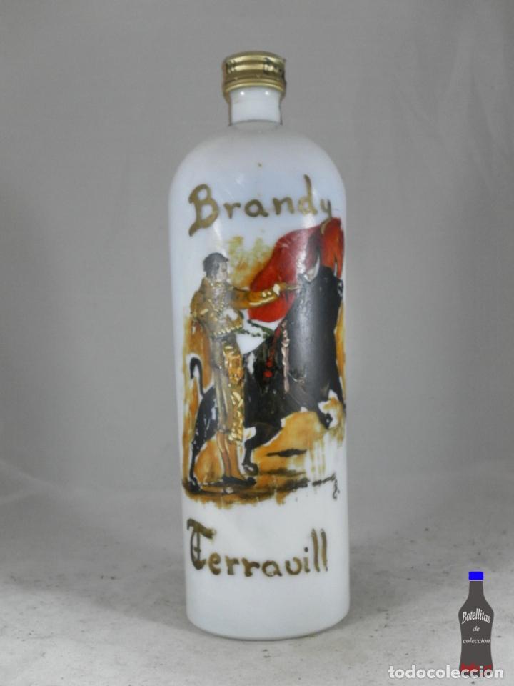 Coleccionismo de vinos y licores: BOTELLA BRANDY TERRAVILL VALENCIA TORERO