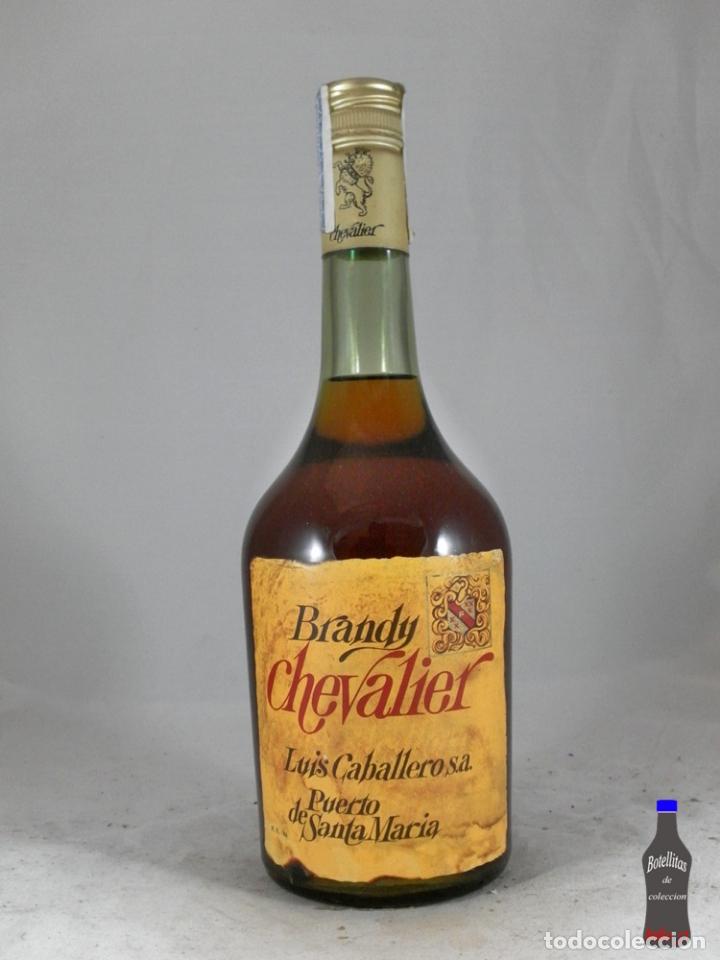 Sammlung von Weinen und Lik&ouml;ren: BOTELLA BRANDY CHEVALIER LUIS CABALLERO S.A. PUERTO SANTA MARIA