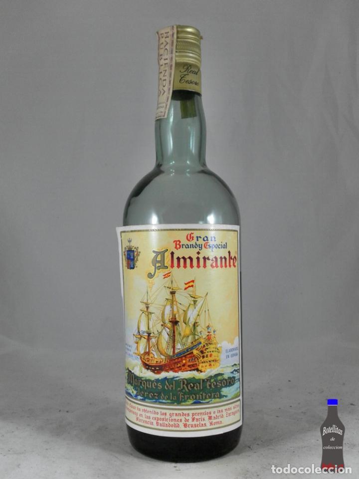 Coleccionismo de vinos y licores: BOTELLA BRANDY ESPECIAL ALMIRANTE MARQUES DEL REAL TESORO JEREZ DE LA FRONTERA
