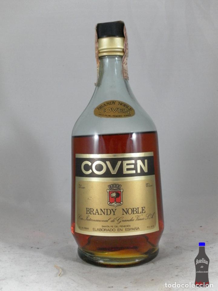 Collection of wines and liquors: BOTELLA BRANDY NOBLE COVEN SANTA FE DEL PENEDES
