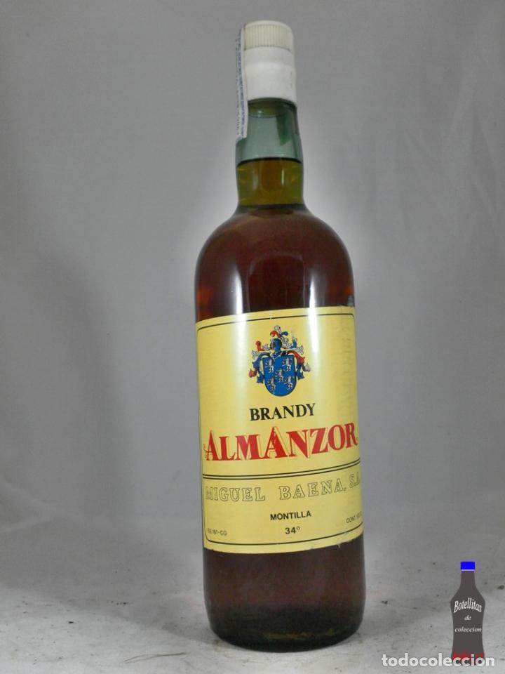 Coleccionismo de vinos y licores: BOTELLA BRANDY ALMANZOR MIGUEL BAENA MONTILLA