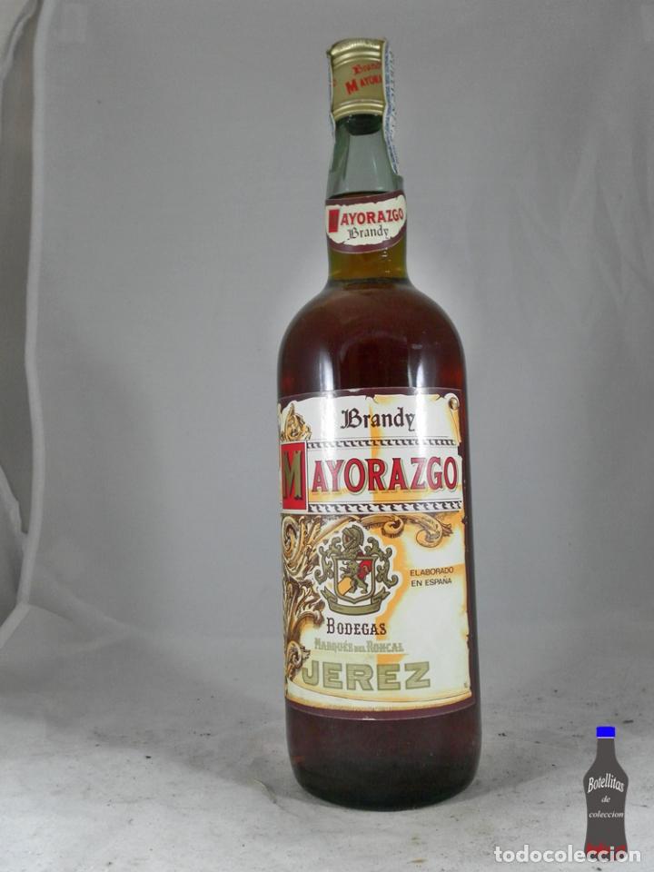 Collectionnisme de vins et liqueurs: BOTELLA BRANDY MAYORAZGO BODEGAS MARQUES DE RONCAL JEREZ
