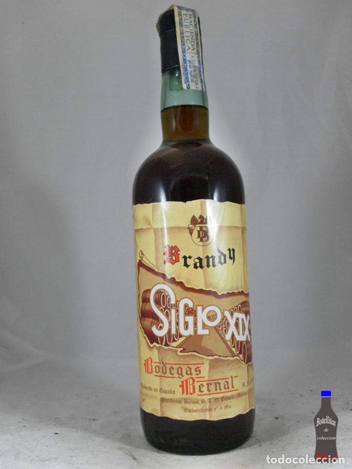 Coleccionismo de vinos y licores: BOTELLA BRANDY SIGLO XIX DESTILERIAS BERNAL MURCIA
