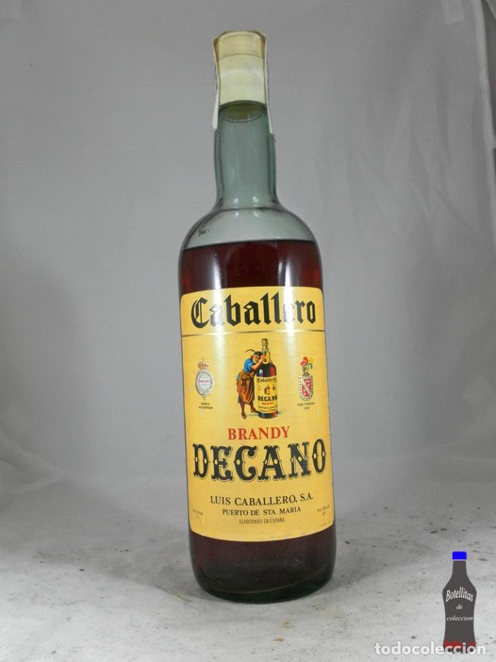 Coleccionismo de vinos y licores: BOTELLA BRANDY DECANO CABALLERO LUIS CABALLERO PUERTO SANTA MARIA
