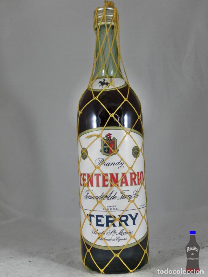 Coleccionismo de vinos y licores: BOTELLA BRANDY TERRY CENTENARIO FERNANDO A. DE TERRY PUERTO DE SANTA MARIA