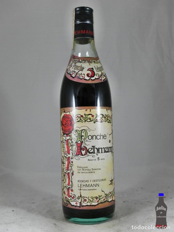 Collectionnisme de vins et liqueurs: BOTELLA PONCHE LEHMANN DESTILERIAS TORTAJADA