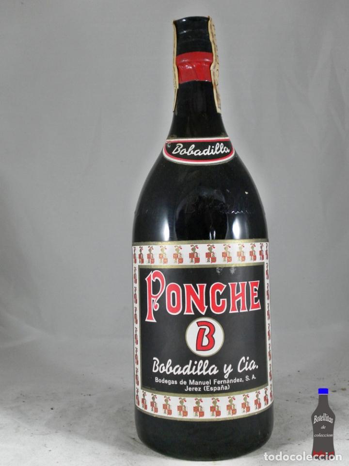 Sammlung von Weinen und Lik&ouml;ren: BOTELLA PONCHE BOBADILLA Y CIA BODEGAS MANUEL FERNANDEZ JEREZ