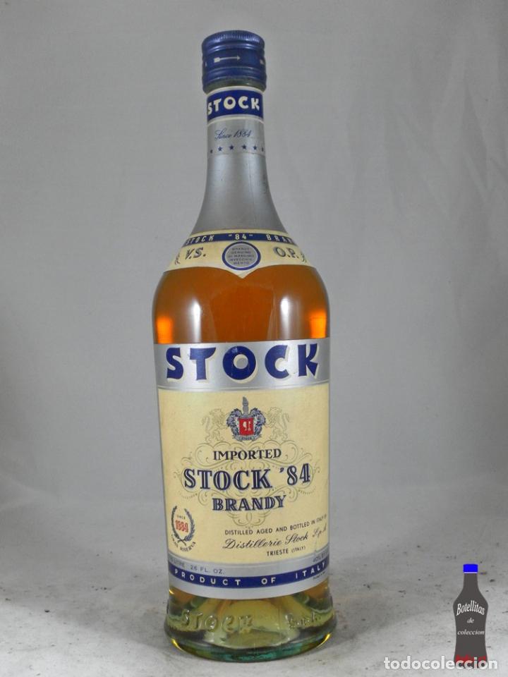 Sammlung von Weinen und Lik&ouml;ren: BOTELLA STOCK 84 BRANDY S.S.O.P. TRIESTE ITALY