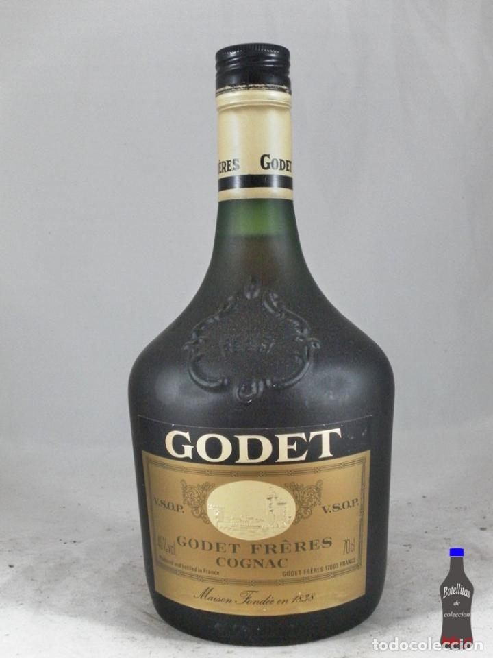 Collectionnisme de vins et liqueurs: BOTELLA VSOP GODET FRERES COGNAC FRANCE