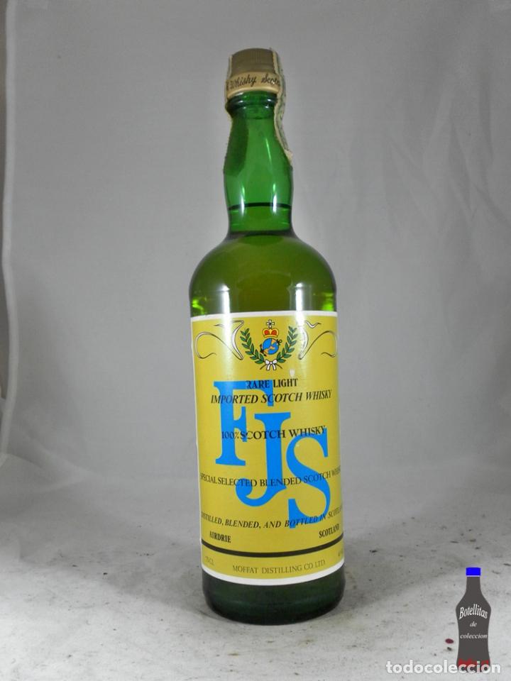 Collection of wines and liquors: BOTELLA WHISKY FJS RARE LIGHT SCOTCH WHISKY AIRDRIE SCOTLAND