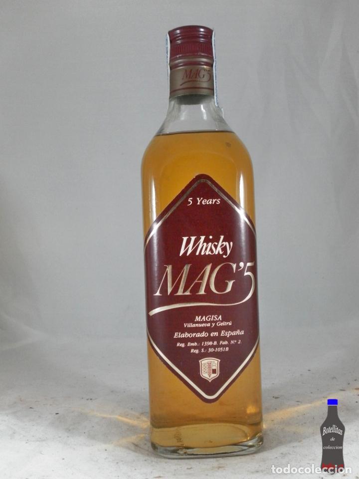 Collectionnisme de vins et liqueurs: BOTELLA WHISKY MAG 5 MAGISA VILLANUEVA GELTRU ESPA&Ntilde;A