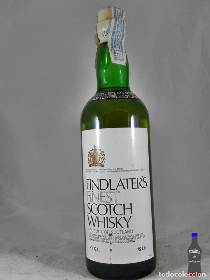 Sammlung von Weinen und Lik&ouml;ren: BOTELLA WHISKY FINDLATER&acute;S SCOTCH WHISKY GLASGOW