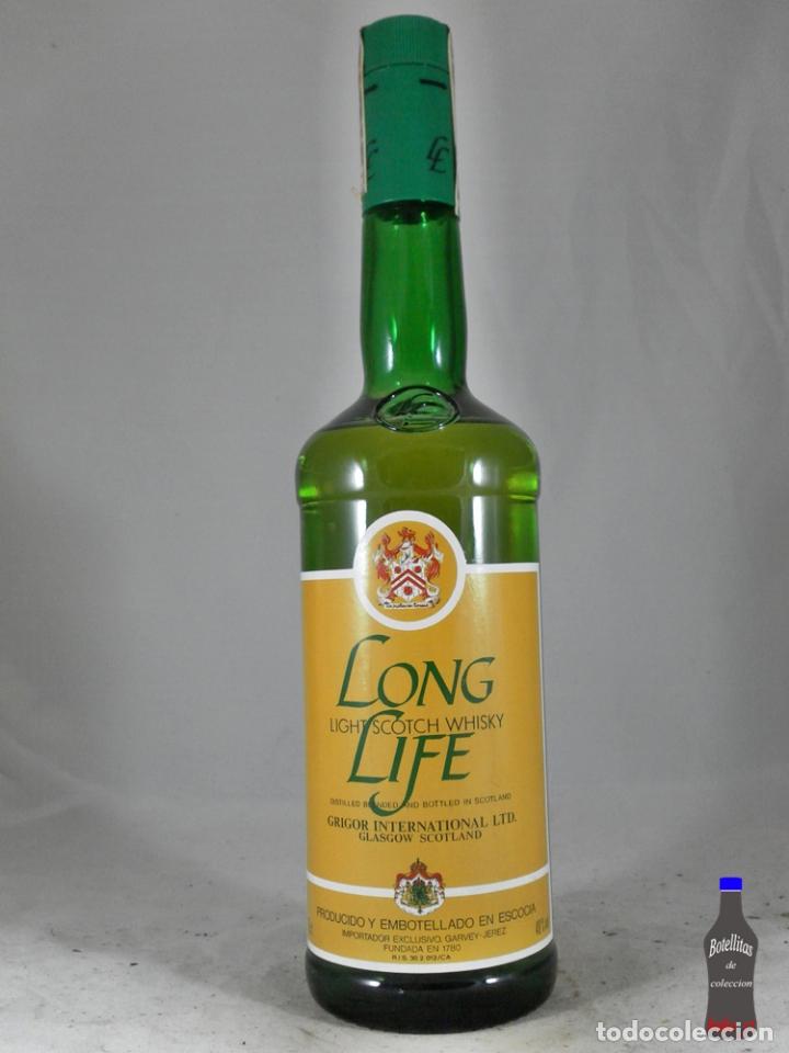 Collectionnisme de vins et liqueurs: BOTELLA WHISKY LONG LIFE GRIGOR INTERNATIONAL GLASGOW IMPORTADOR GARVEY
