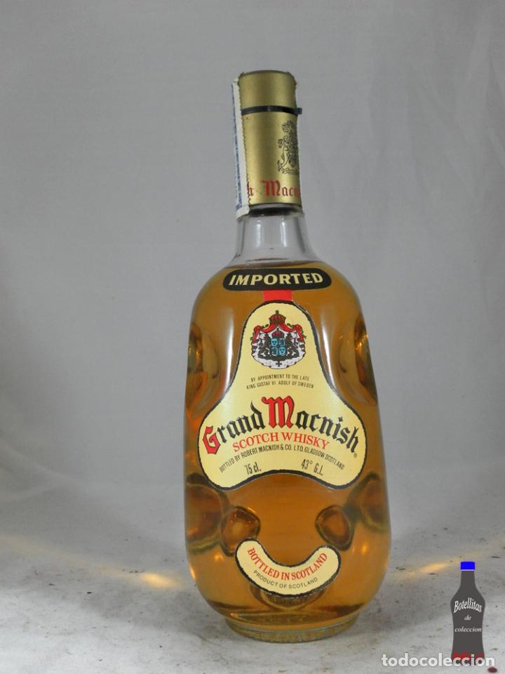 Collezionismo di vini e liquori: BOTELLA GRAND MACNISH SCOTCH WHISLY IMPORTED GLASGOW SCOTLAND