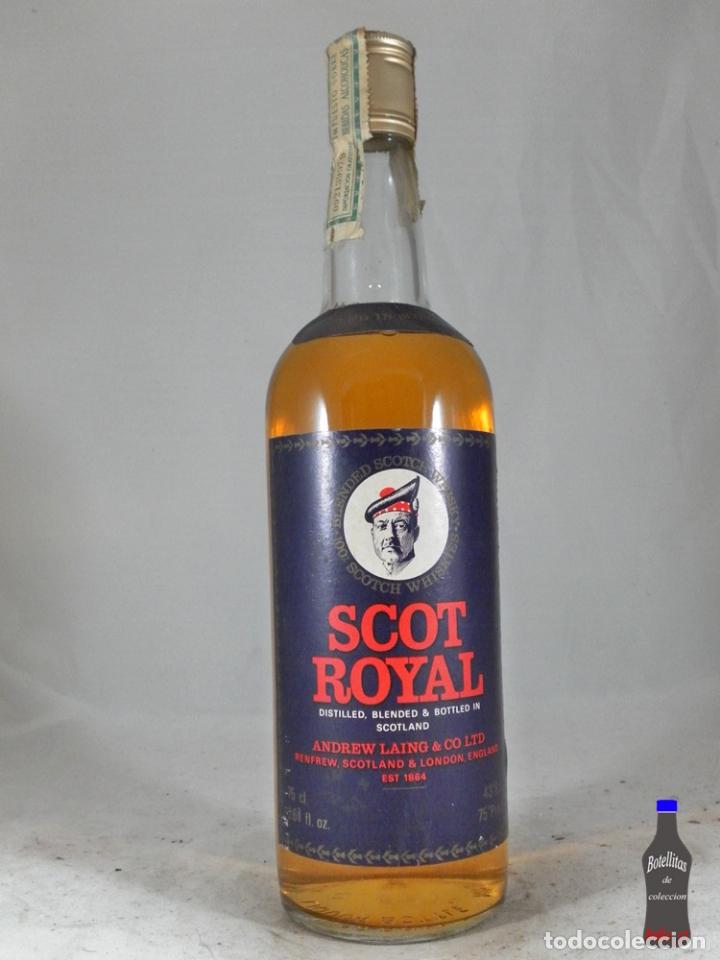 Collectionnisme de vins et liqueurs: BOTELLA SCOT ROYAL ANDREW LAING RENFREW SCOTLAND