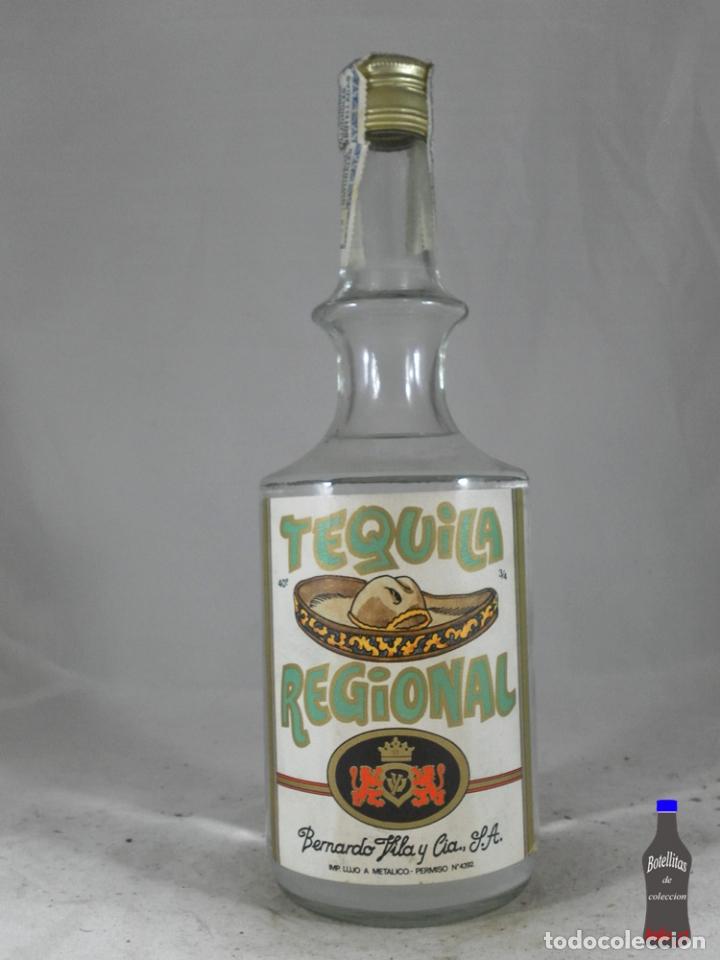 Collection of wines and liquors: BOTELLA TEQUILA REGIONAL BERNARDO VILA Y CIA TERRAVILL