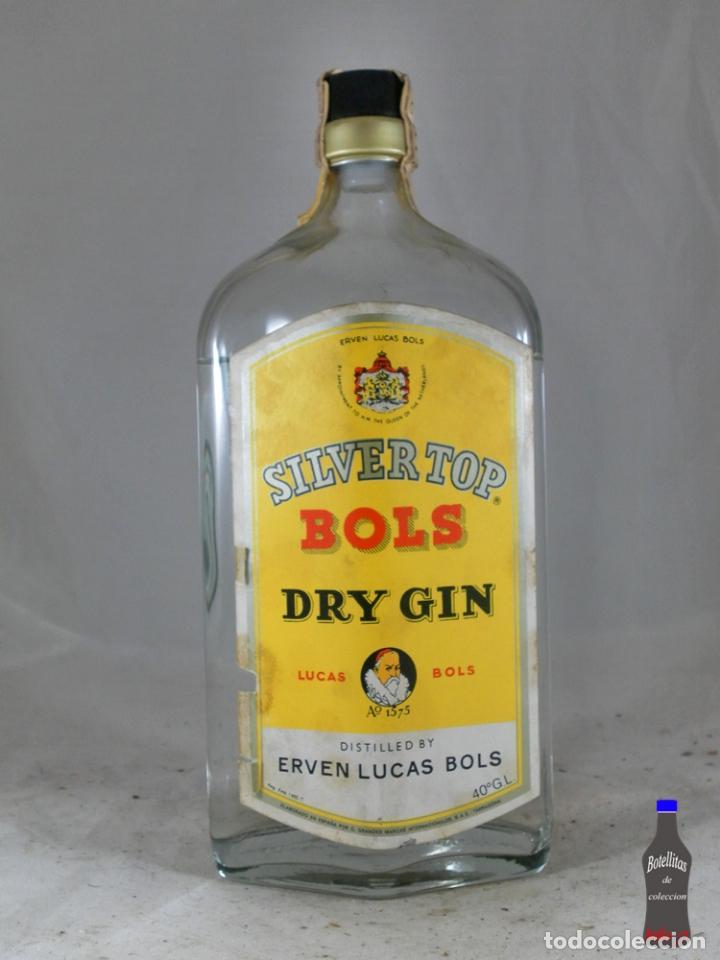 Sammlung von Weinen und Lik&ouml;ren: BOTELLA DRY GIN SILVER TOP BOLS ERVEN LUCAS BOLS ELABORADO TARRAGONA