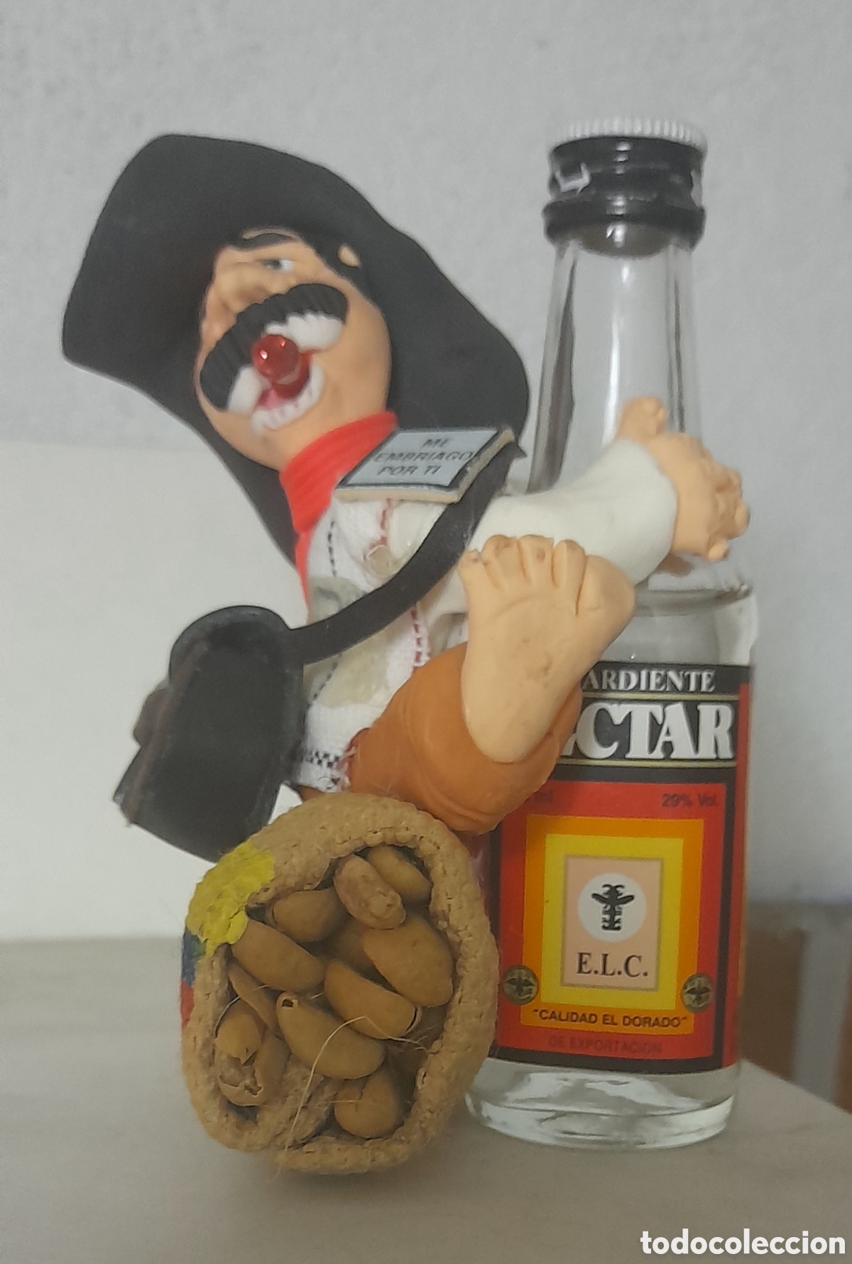 Coleccionismo de vinos y licores: Colombia botellin - Foto 3