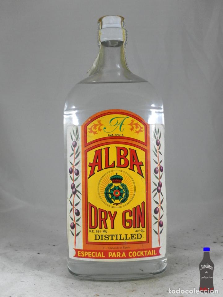 Sammlung von Weinen und Lik&ouml;ren: BOTELLA DRY GIN ALBA MURCIA