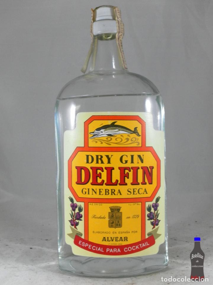 Collezionismo di vini e liquori: BOTELLA DRY GIN DELFIN GINEBRA SECA ALVEAR CORDOBA
