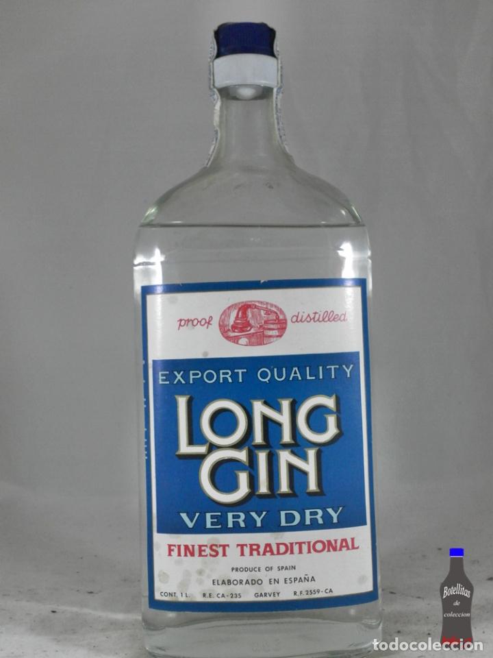 Sammlung von Weinen und Lik&ouml;ren: BOTELLA LONG GIN FINEST TRADITIONAL GARVEY JEREZ