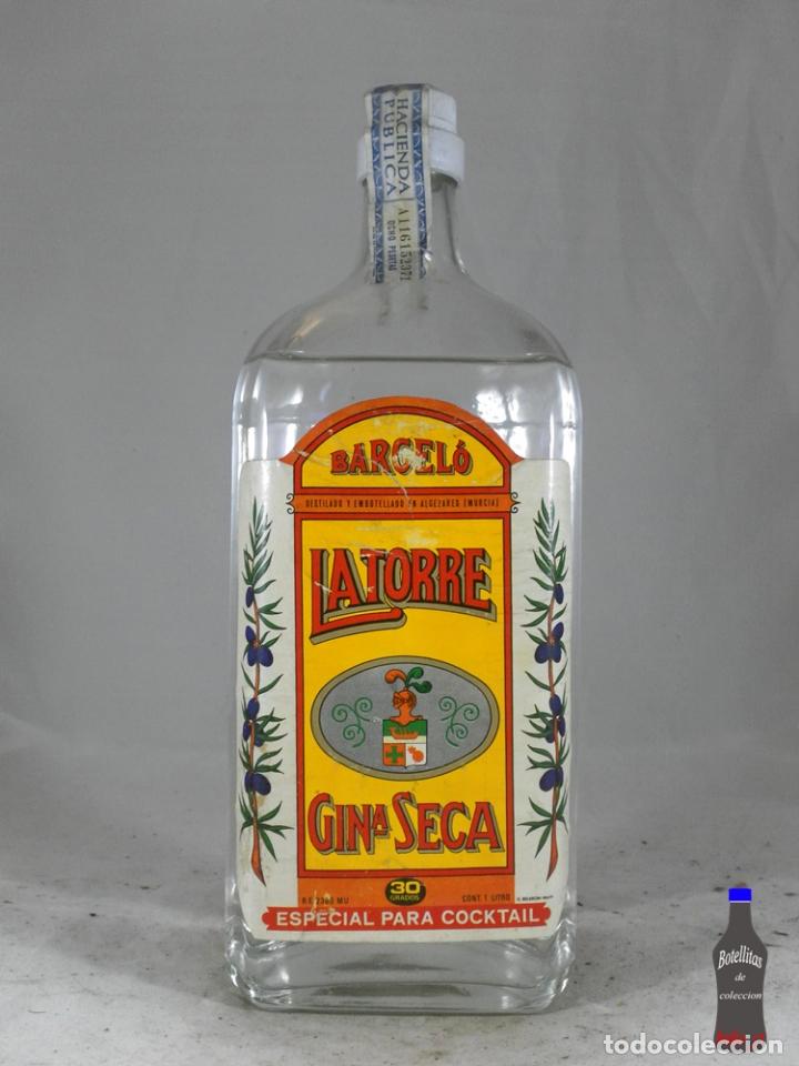 Collectionnisme de vins et liqueurs: BOTELLA DRY GIN BARCELO LA TORRE ALGEZARES MURCIA