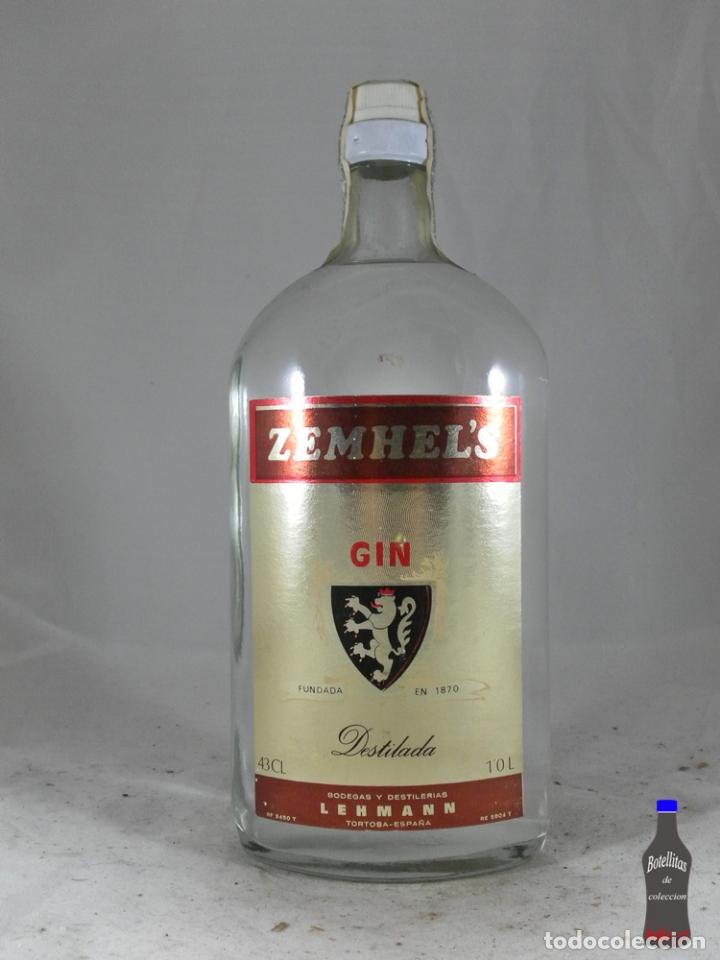 Sammlung von Weinen und Lik&ouml;ren: BOTELLA DRY GIN DESTILADA ZEMHEL&acute;S LEHMAN TORTOSA ESPA&Ntilde;A