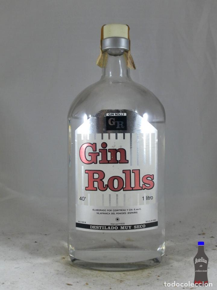 Collezionismo di vini e liquori: BOTELLA GIN ROLLS ELABORADO COINTREAU VILAFRANCA PENEDES
