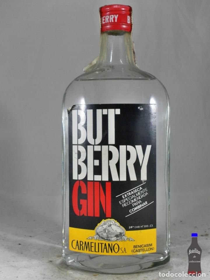 Sammlung von Weinen und Lik&ouml;ren: BOTELLA GIN CARMELITANO S.A. BENICASIM CASTELLON