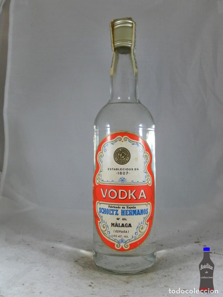 Collezionismo di vini e liquori: BOTELLA VODKA SCHOLTZ HERMANOS MALAGA